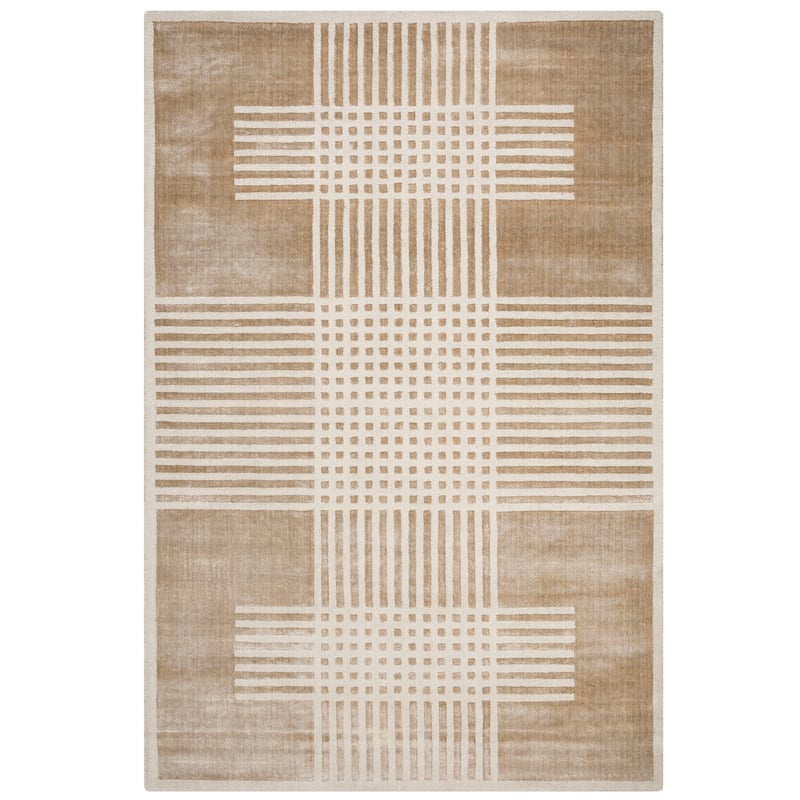 SAFAVIEH Handmade Mirage Shinar Modern Abstract Viscose Rug