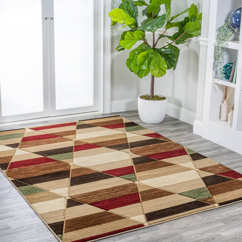 JONATHAN Y Tamara Boho Jute Circle Area Rug