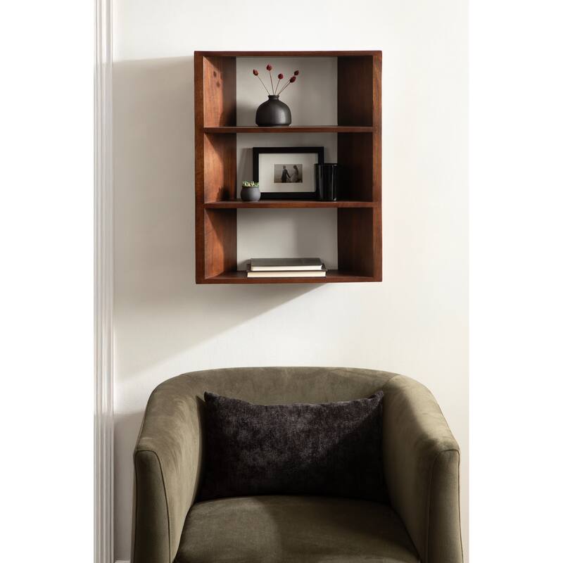 Kate and Laurel Akita Tiered Wall Shelf