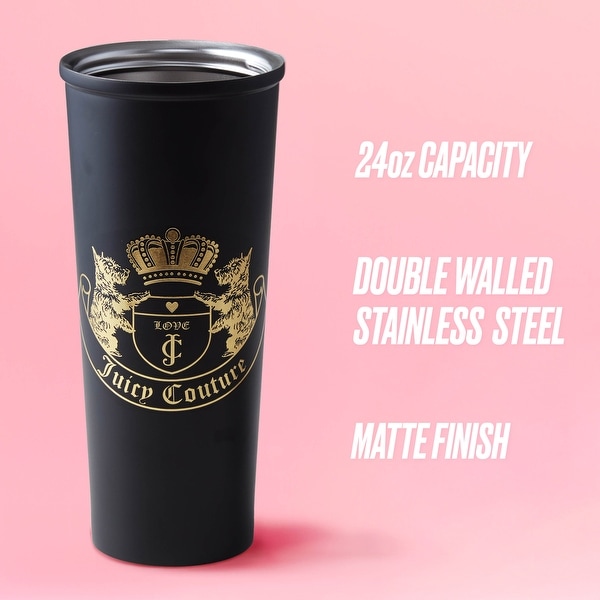 Juicy Couture Hydration Stainless Steel Couture Cup 6-Piece Set