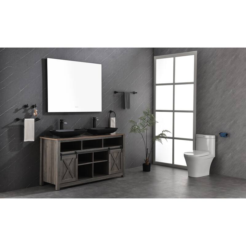 48 x 36 Inch LED Mirror Bathroom Vanity Mirror with Back Light, Wall Mount Anti-Fog Memory Large Adjustable Vanity Mirror