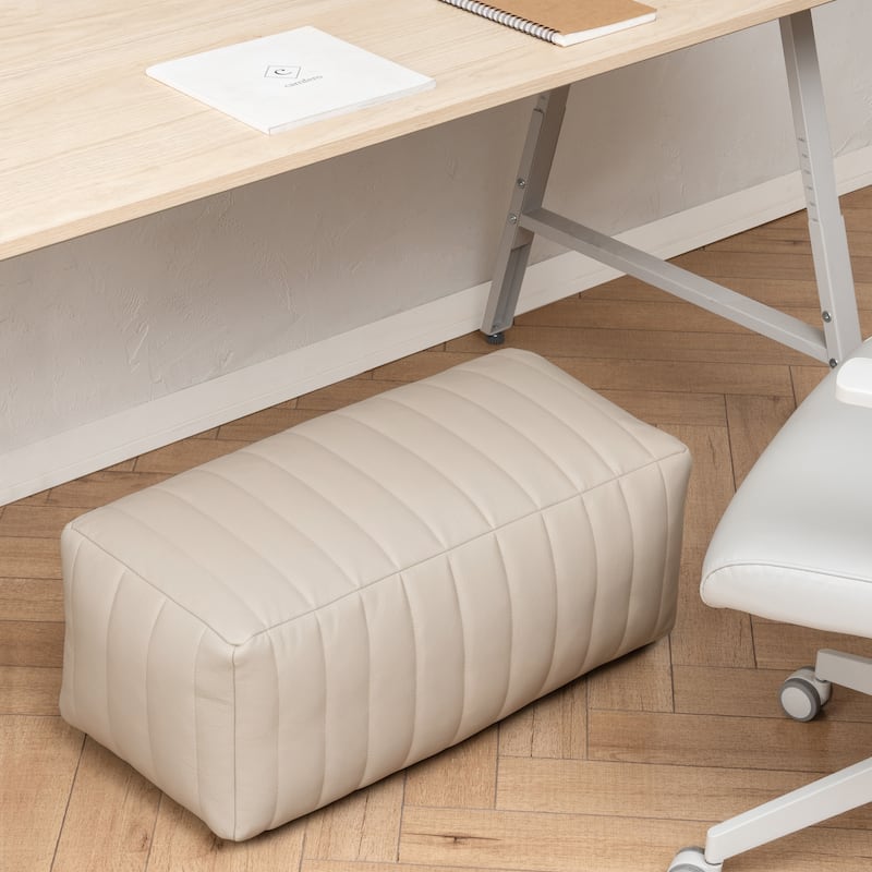 Jani Footrest Bench Ottoman Pouf - Handcrafted for Seating, Footrest, Home Decor for Living Room, Bedroom Pouf