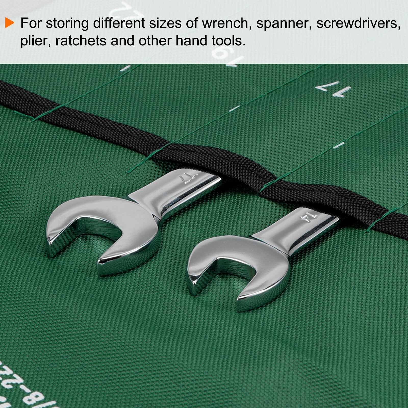 1pc Multifunctional Canvas Tool Organizer Roll Bag Durable - Netherlands