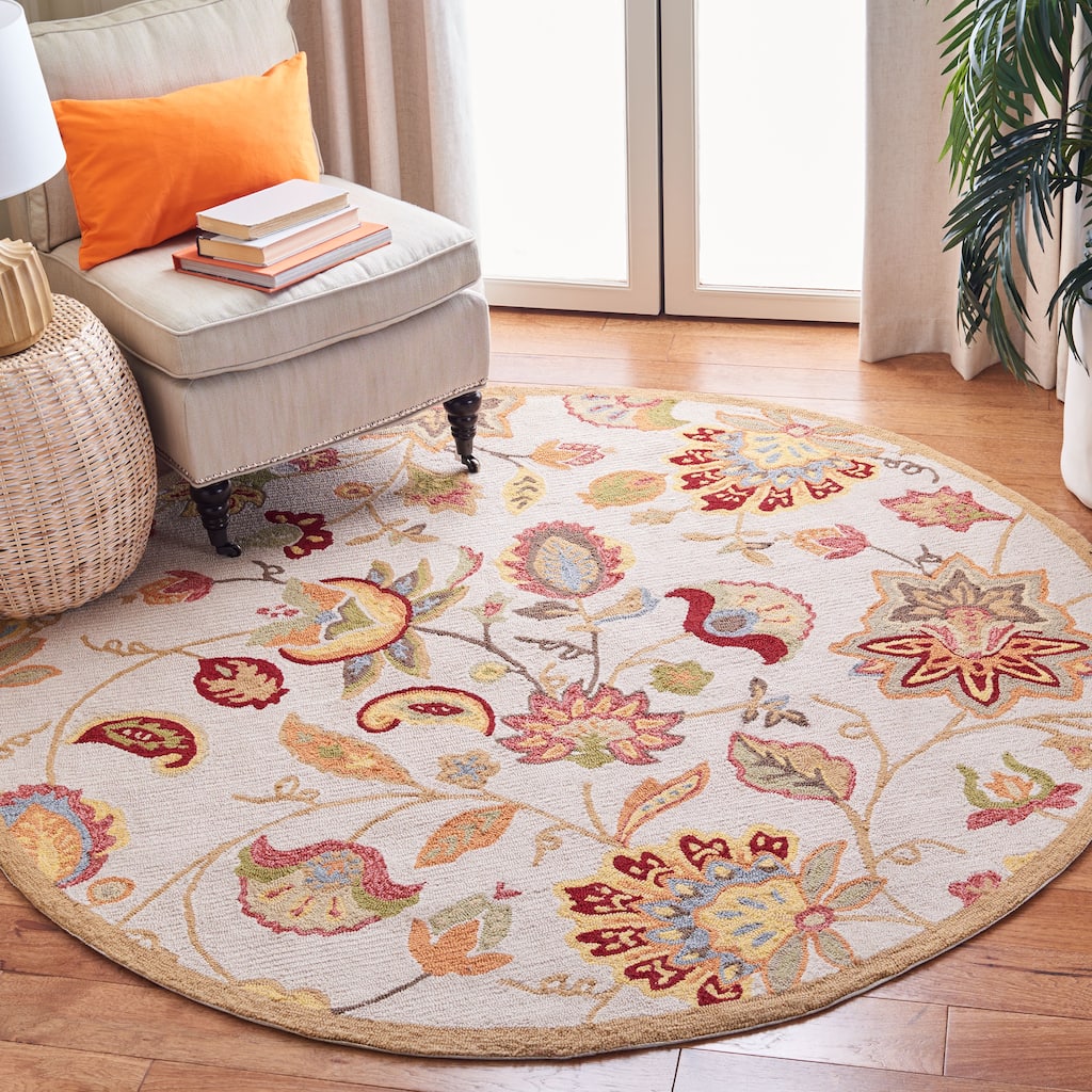 SAFAVIEH Handmade Four Seasons Baldina Floral Rug
