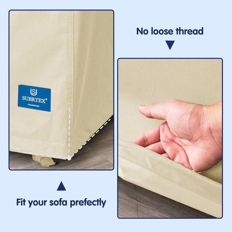 Subrtex Outdoor Sofa Cover Waterproof Couch Cover Patio Furniture Protector