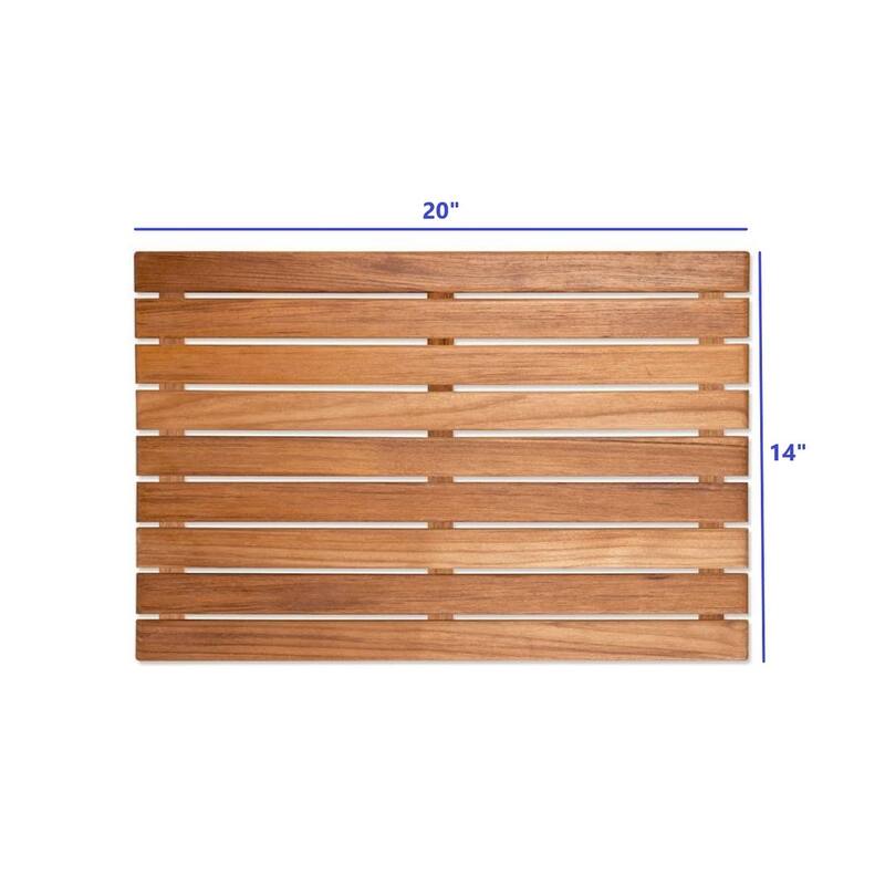 Premium Teak Shower Bath Mat