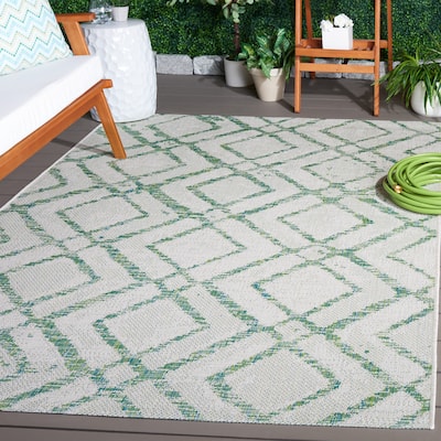 SAFAVIEH Courtyard Irlinda Transitional Indoor/Outdoor Rug