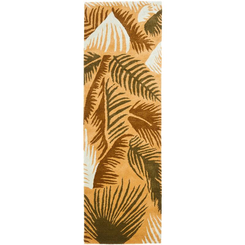 SAFAVIEH Handmade Soho Voinea N.Z. Wool Fern Rug