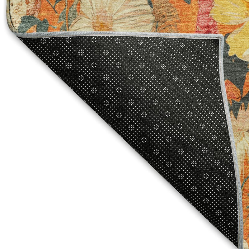 Premium Washable Super Soft Floral Mayfield Rug