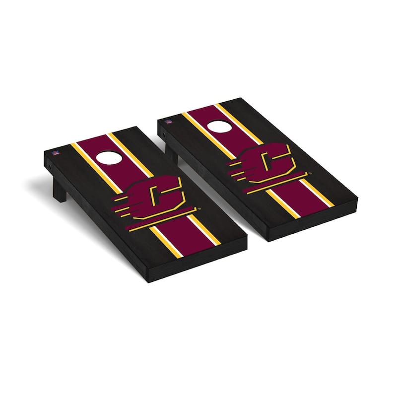 Central Michigan Chippewas 2x4 Pro Cornhole Boards - V5 - Include Team Logo Bags