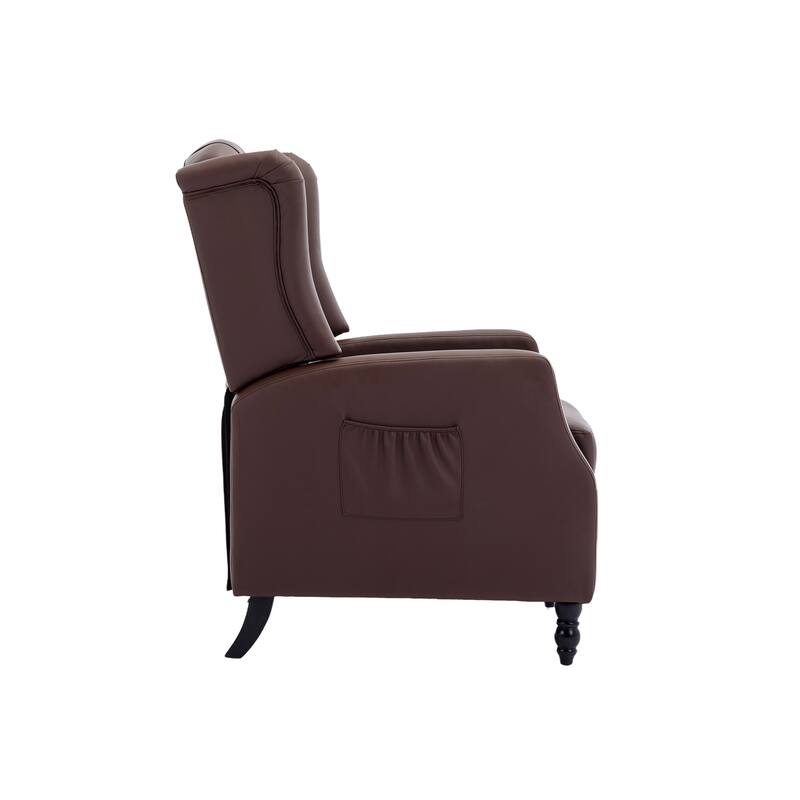 PU Leather Upholstered Recliner Chair
