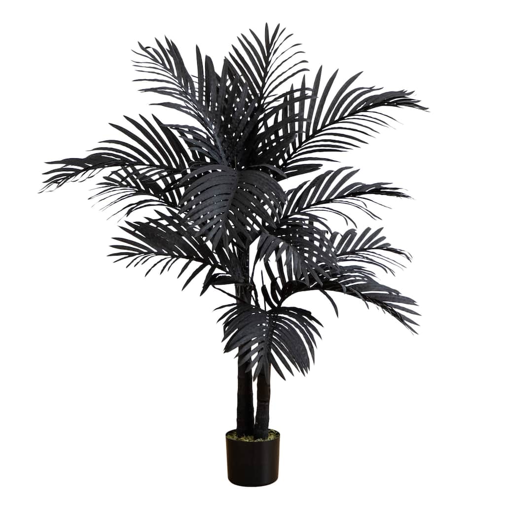 Artificial Golden Cane Halloween Potted Tree - 4' - Unlit