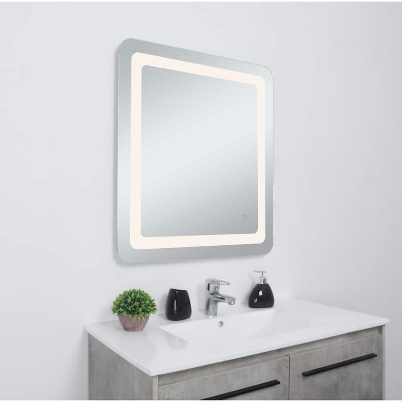 Indigo Home 24in x 30in soft edge LED mirror