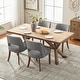 preview thumbnail 124 of 144, Wooden Dining Chairs Set of 2/4/6,Modern Fabric Upholstered Dining Room Chair Kitchen Chairs