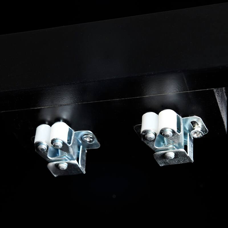 Sideboard with Open Storage and Adjustable Shelves