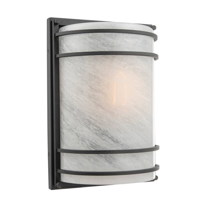 Artcraft Keswick 1-Light Outdoor Wall Sconce - Black Finish