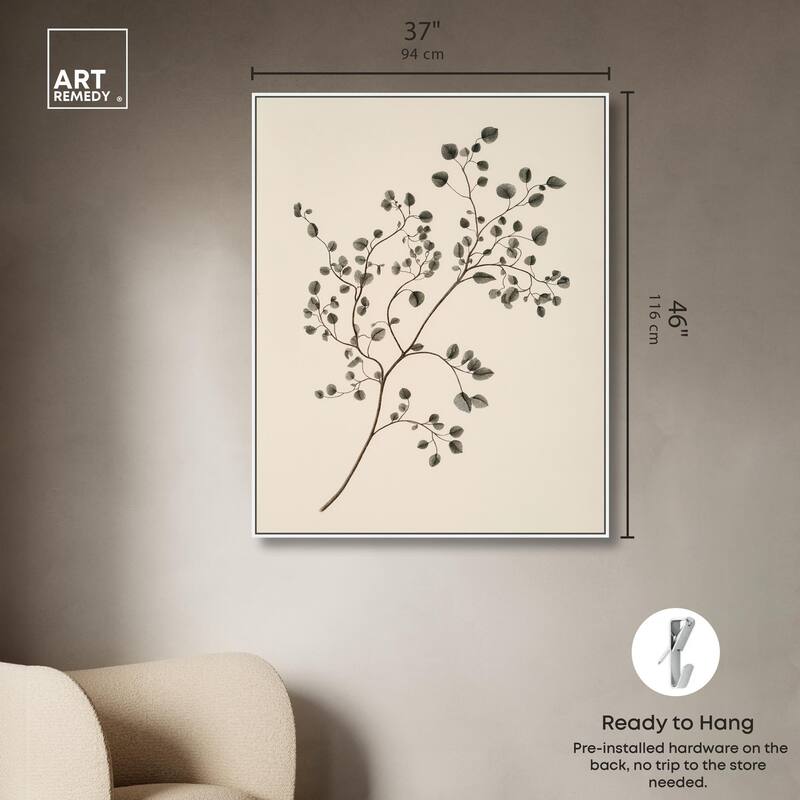 Bilberry Branch Canvas by Art Remedy