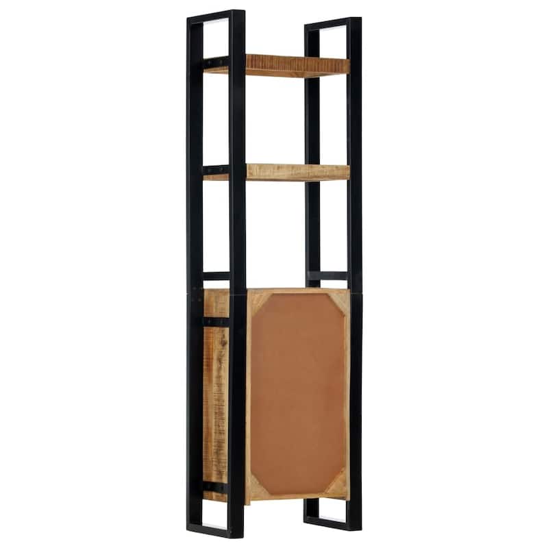 vidaXL Bookshelf 19.7"x11.8"x66.9" Solid Mango Wood