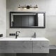 preview thumbnail 8 of 22, Petia Modern Contemporary Black Bathroom Vanity Lights Dimmable Wall Sconces
