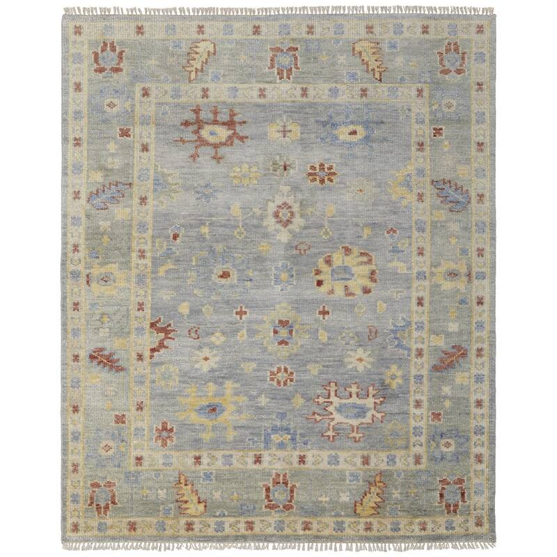 HomeRoots Floral Traditional Rectangle Area Rug - 180.00 in. x 144.00 in. x 0.40 in.