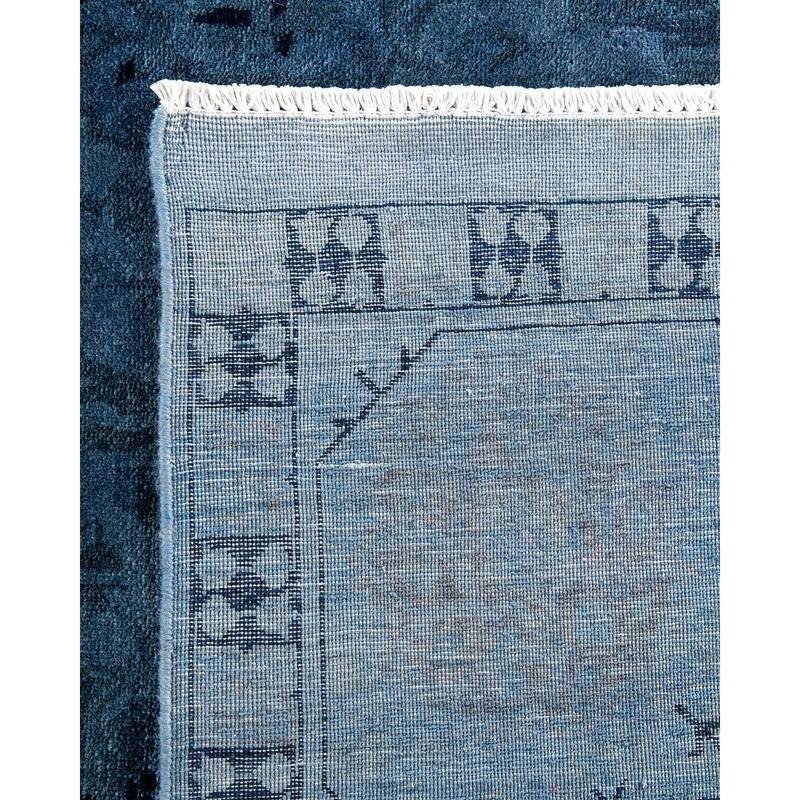 Vibrance, One-of-a-Kind Hand-Knotted Area Rug - Gray, 8' 10" x 12' 1" - 8' 10" x 12' 1"