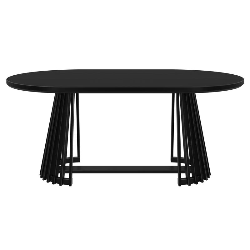 Plank and Beam Lido Oval Pedestal Dining Table - 72"