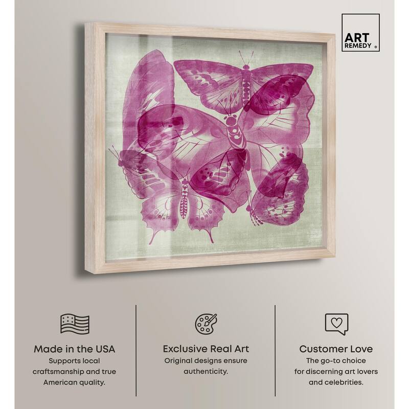 Fluttering Wings Shadowbox by Art Remedy