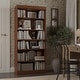 preview thumbnail 121 of 200, 100% Solid Wood 6-Shelf Bookcase with Optional Doors by Palace Imports No Doors - Mocha