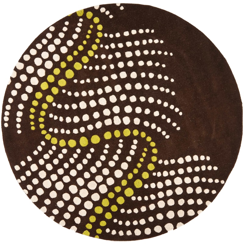SAFAVIEH Handmade Soho Burghilde Waves N.Z. Wool Rug