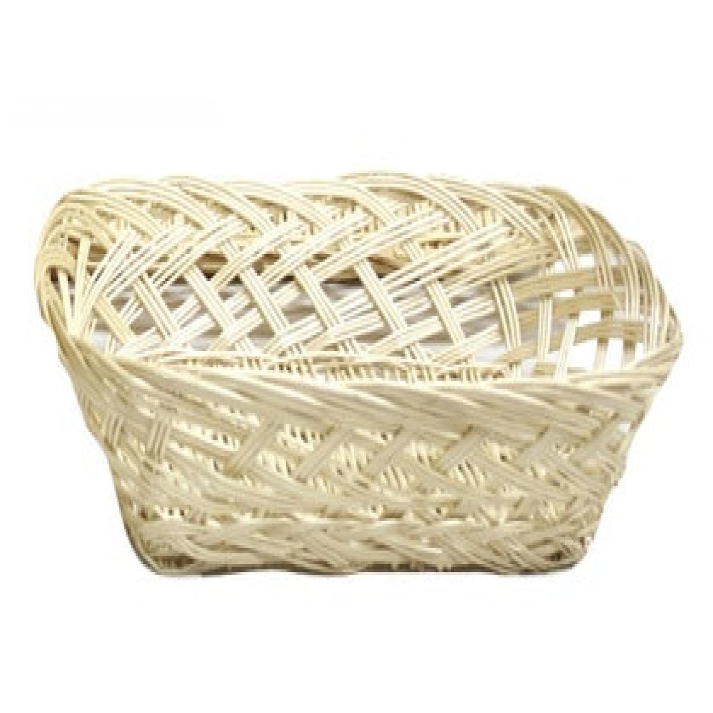 Rectangular Open Weave Willow Basket