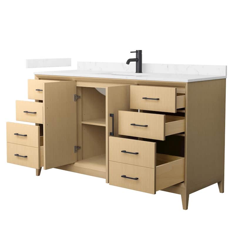 Wyndham Collection WCH7575-60S-VCA-MXX Janna 60" Free Standing Single
