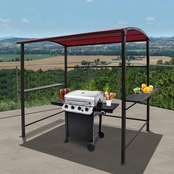 Outdoor Steel Frame Gazebo Canopy Barbecue Shelter. Opens flyout.