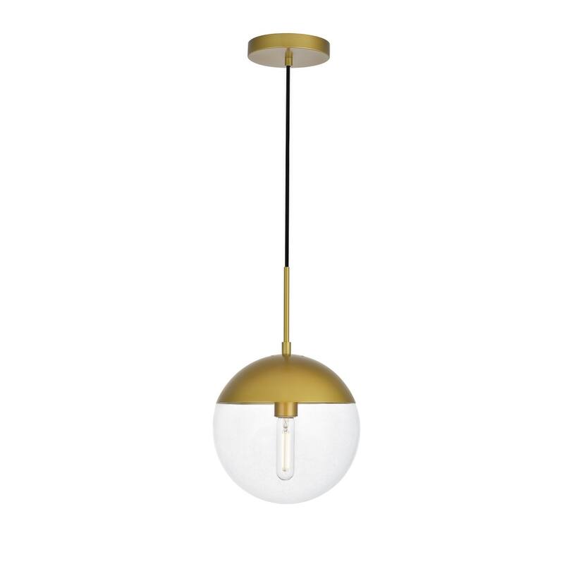 1-Light Pendant with 10 inch Clear Glass