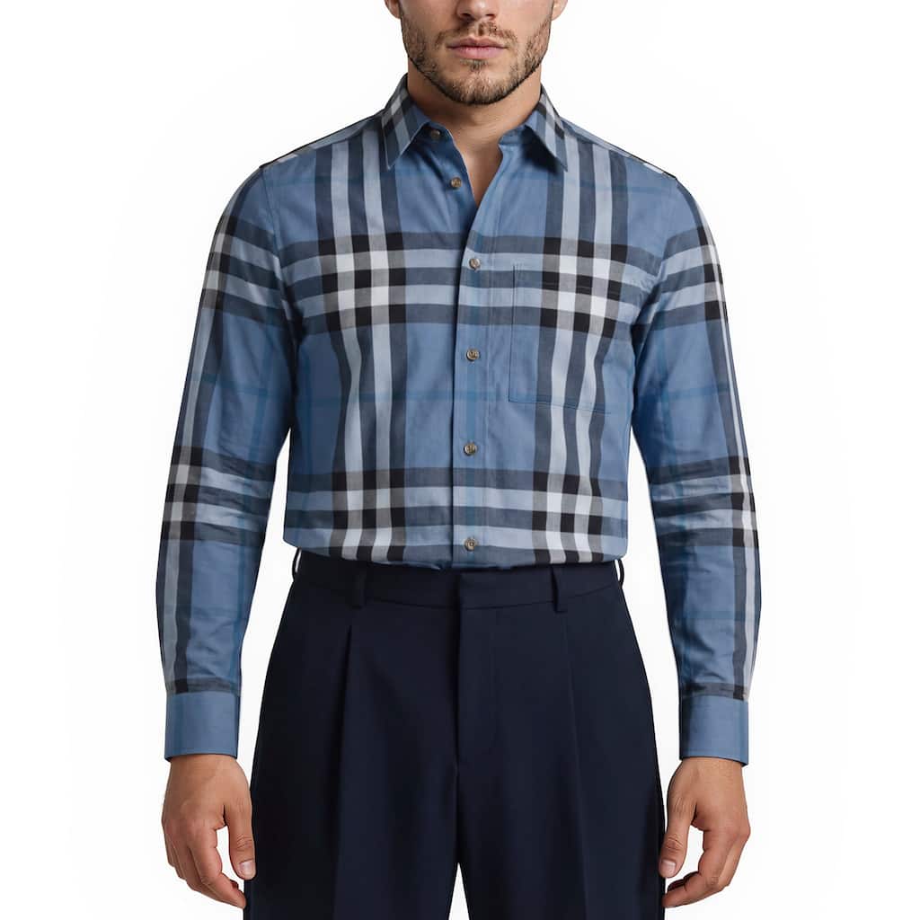 Burberry Men's Claverdon Regular Fit Cotton Shirt