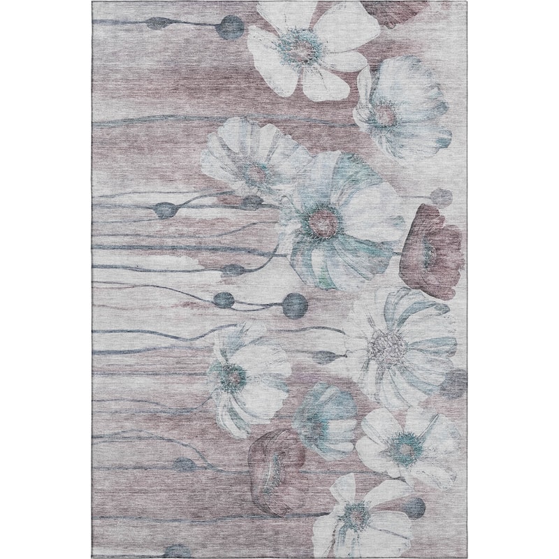 Premium Washable Super Soft Modern Floral Mayfield Rug