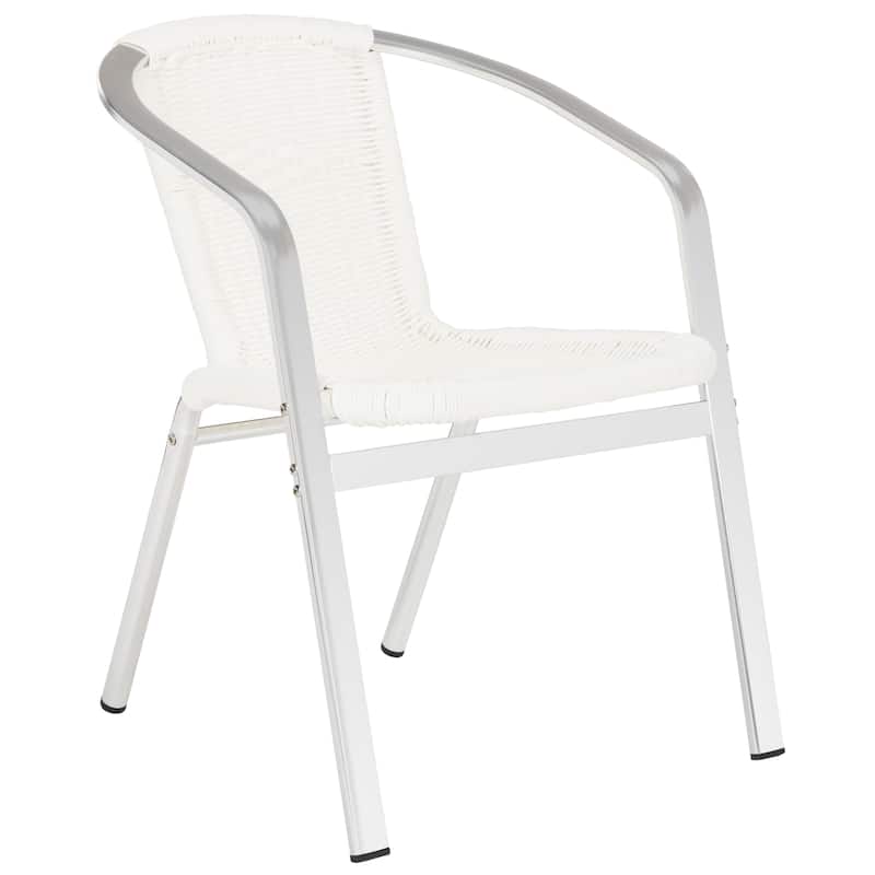 SAFAVIEH Shelia Indoor Outdoor Stackable Chair (Set of 2) - 22W x 23D x 28H