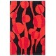 preview thumbnail 18 of 17, SAFAVIEH Handmade Soho Daroslava Floral N.Z. Wool Rug 3'6" x 5'6" - Black/Red - Rectangle