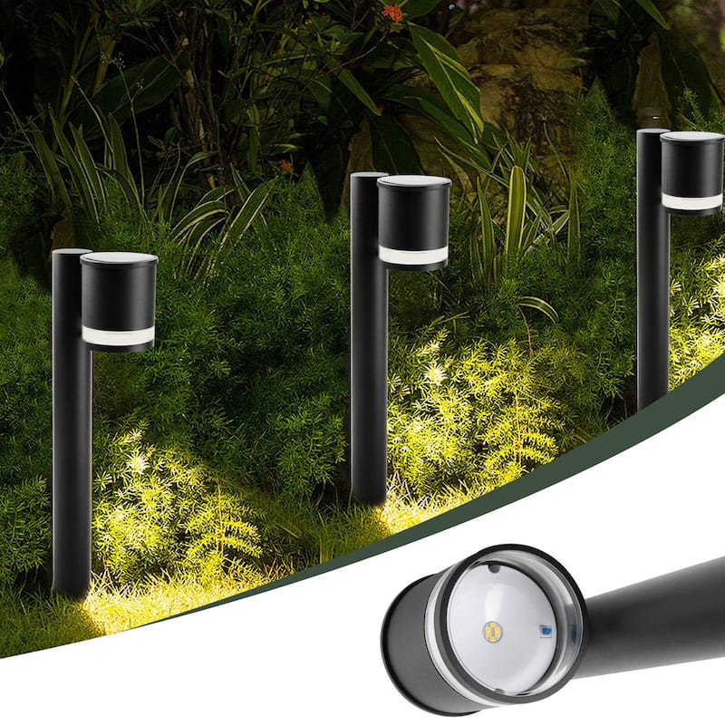 Inowel Solar Outdoor Light Pathway Dusk to Dawn Garden Lighting 2074 - 2074-600-BLACK