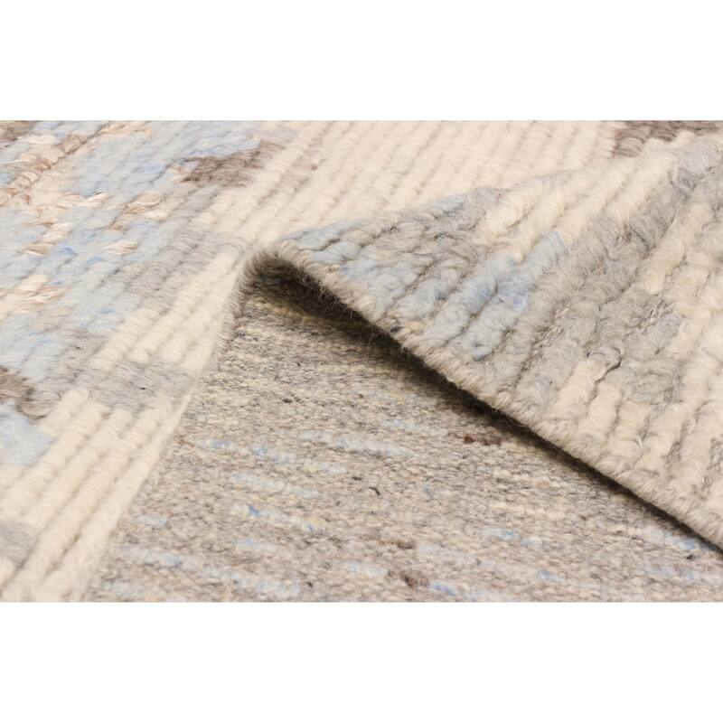 ECARPETGALLERY Hand-knotted Tangier Ivory Silk, Wool Rug - 8'3 x 9'10