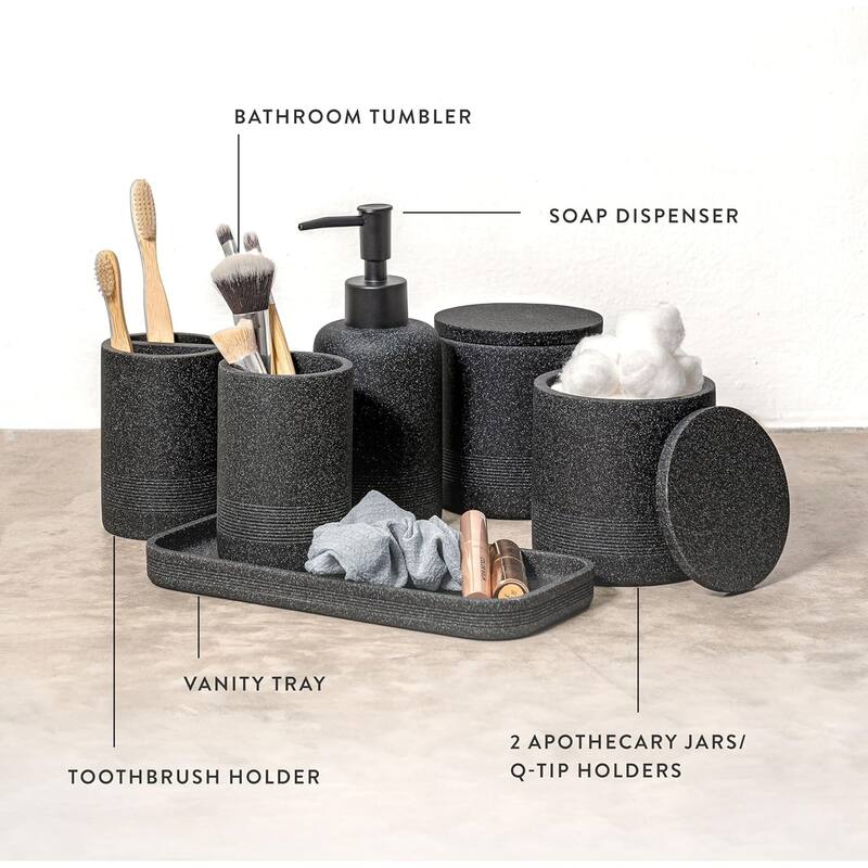 Bathroom Accessories Set 6 Pcs