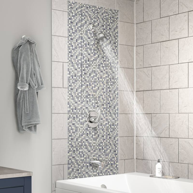 Symmons Origins Tub and Shower Trim Package with 1.5 GPM Single