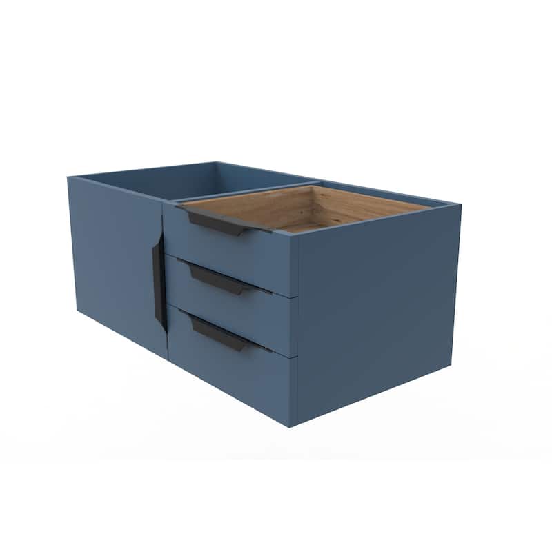 Alpine 36" Wall Mounted Bathroom Vanity (Base Only)