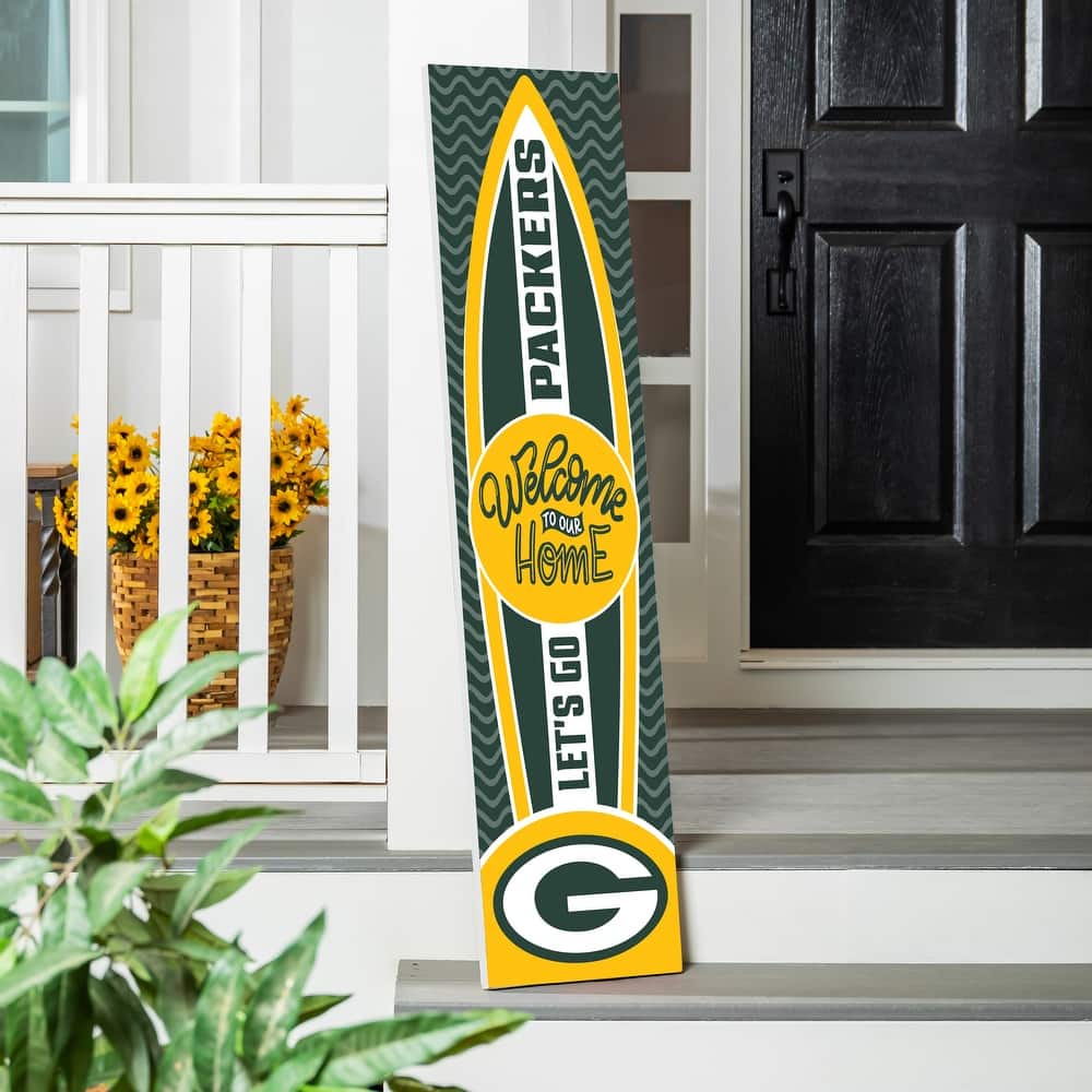 47" Porch Leaner Welcome Wall Sign, Green Bay Packers