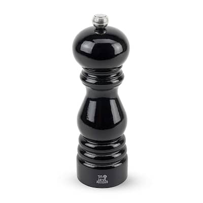 Peugeot Paris Classic Pepper Mill, 7-Inch, Black Lacquer - Black Lacquer - Black Lacquer