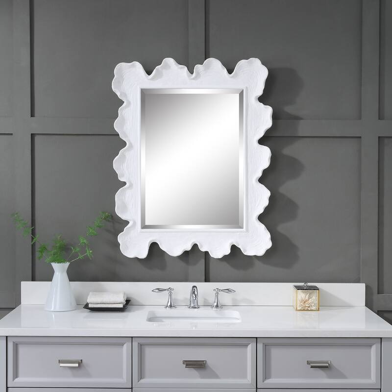 Uttermost Ocean 35" x 28" Rectangular Coral Inspired Coastal Style