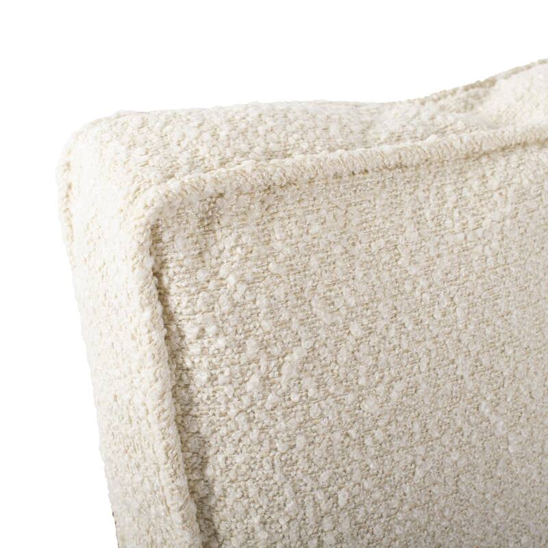 Allan Andrews 20 in. Gusseted Pillow Barbet Natural - Down Insert