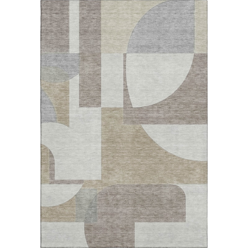 Premium Washable Super Soft Geo Modern Mayfield Rug