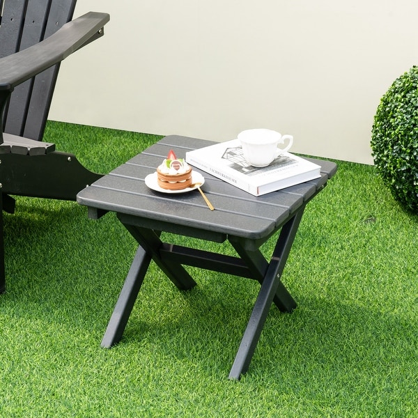 Camco folding shop side table
