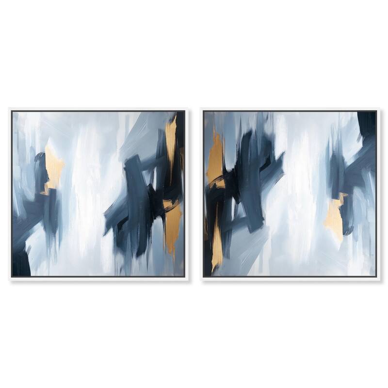 Lounging Sneaker Cheetah Canvas by Art Remedy - 30" x 20" - Black
