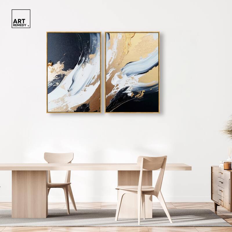 Forces II Canvas Set of 2 by Art Remedy